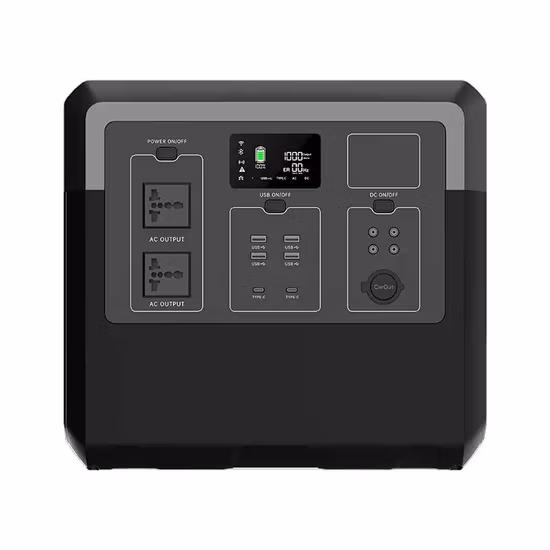 220V 230V tragbares Kraftwerk Solar Power Bank lädt 1500W Kraftwerk