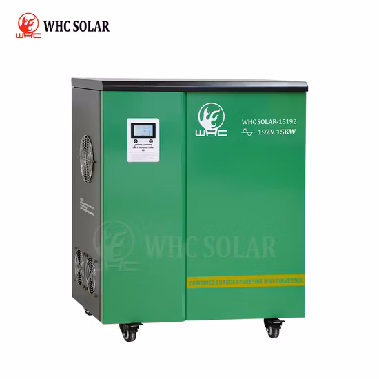 Solarenergiespeichersystem kombiniert einen 5,5-kW-Hybrid-Solarwechselrichter und einen 10- bis 40-kWh-Lithium-Akku/LiFePO4-Akku in einem